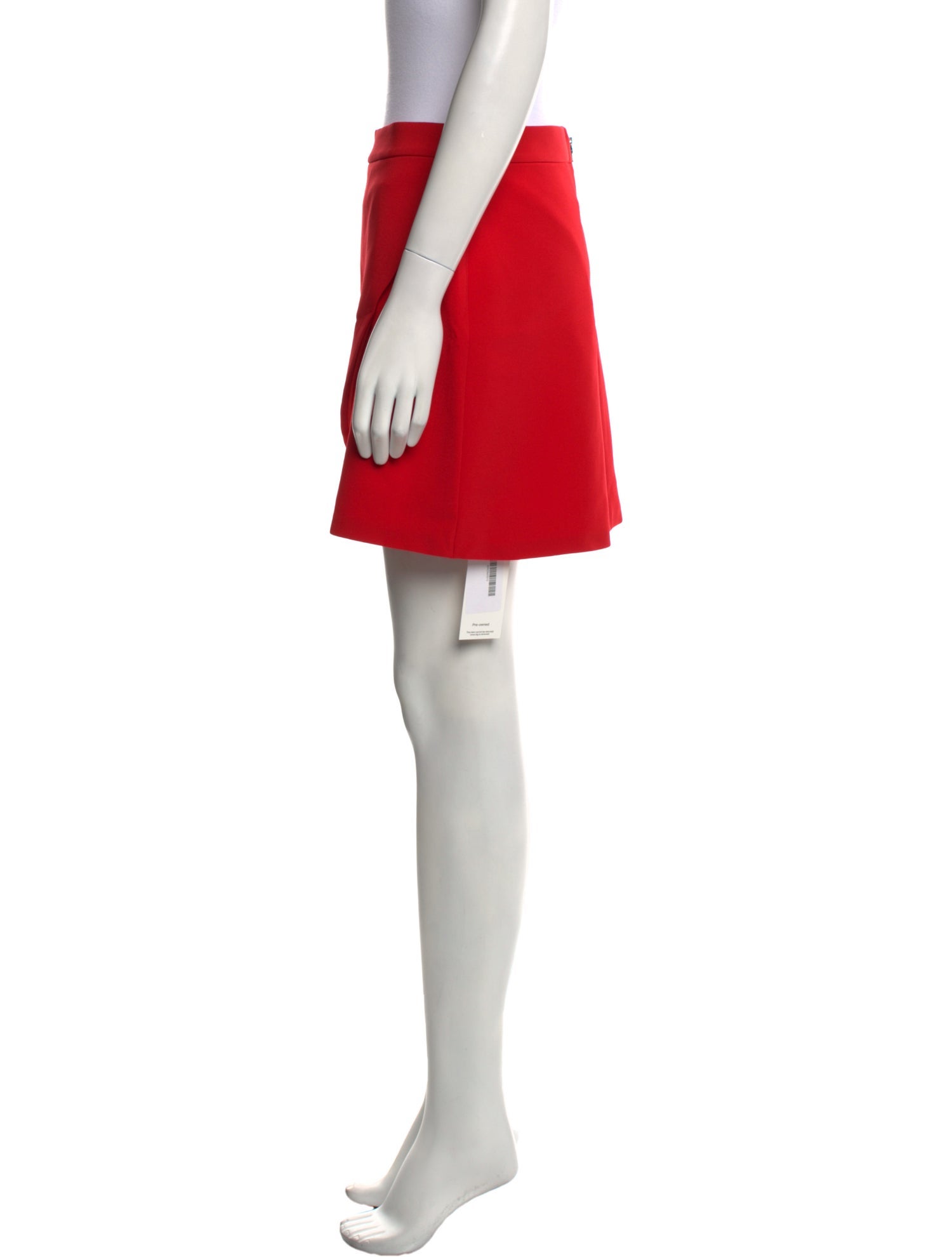 Alice + Olivia Pleated Accents Mini Skirt